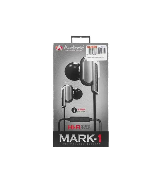 Audionic MARK-1 Hi-Fi Stereo Wired Earphones with Mic