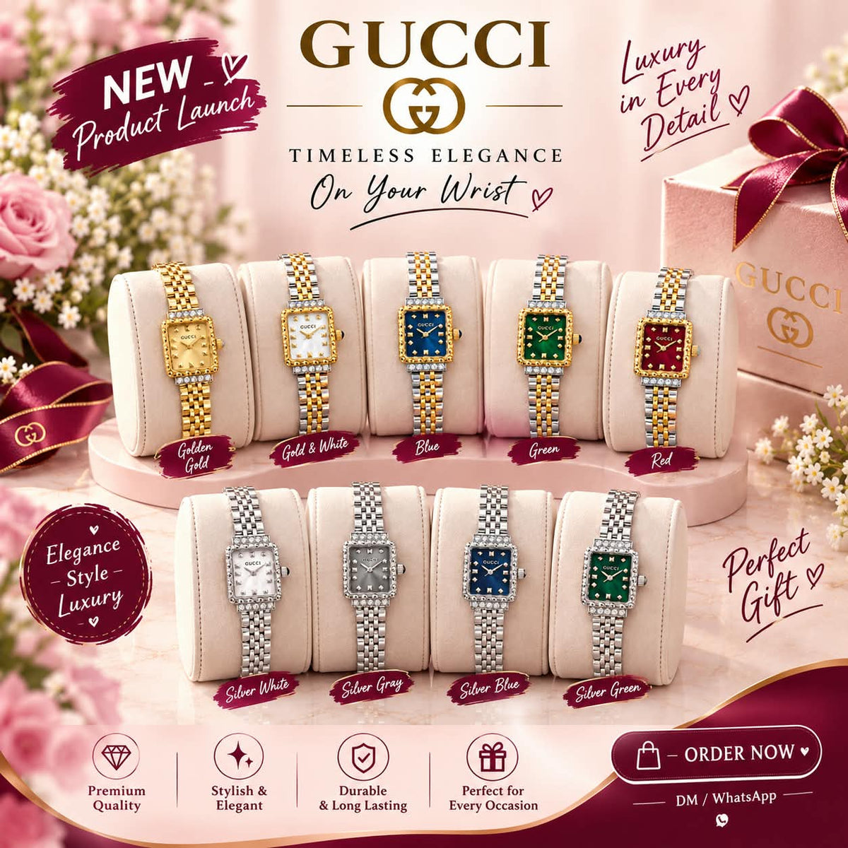 GUCCI™ TIMELESS ELEGANCE WATCH