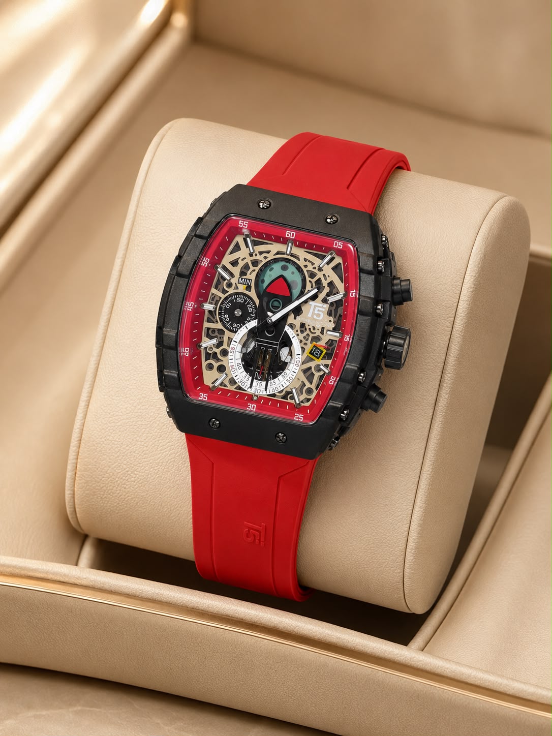 Men Luxury Skeleton watch limited Edition free Delivery COD