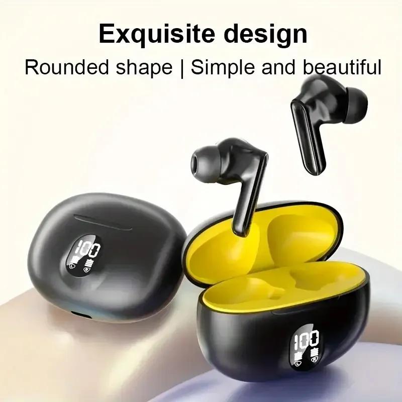 TWS STEREO Wireless Earbuds with LED Display + ENC Mic