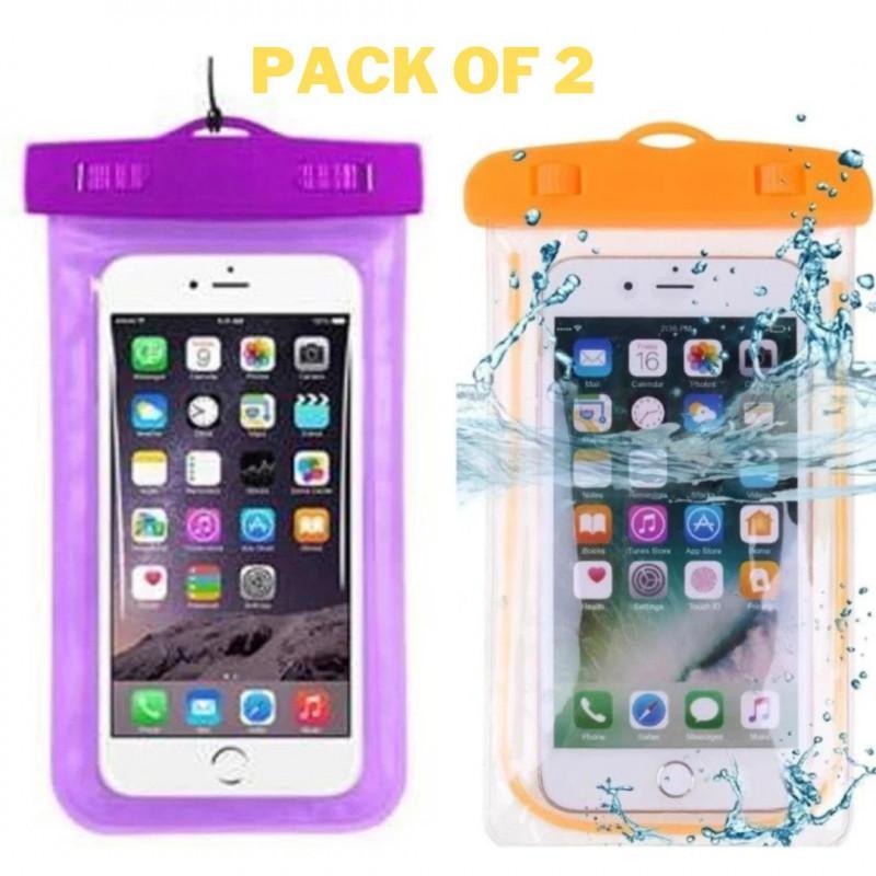 Universal Waterproof Mobile Pouch with Lanyard - Multi-Color