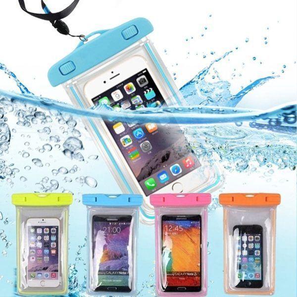 Universal Waterproof Mobile Pouch with Lanyard - Multi-Color